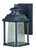 Freeport Outdoor Wall Light, 1-Light, Textured Black, Clear Seeded Glass Shade, 9.75"H (T0308 F8Z0)
