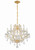 Maria Theresa Chandelier - Gold, Clear Italian 17"H