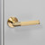 Buster + Punch Fixed Door Handle, Single-Sided, Cross, Brass 