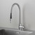 Buster + Punch Kitchen Faucet, Pull-Out With Dual Spray, Cross, Steel 