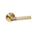 Buster + Punch Door Handle, Conventional, Privacy, Cross, Brass 