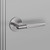Buster + Punch Door Handle, Passage, Linear, Steel 