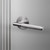 Buster + Punch Door Handle, Privacy, Linear, Steel 
