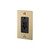  Buster + Punch 1G Metal Duplex Gfci Outlet, Without Logo, Brass 