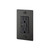 Buster + Punch 1G Combination Duplex Outlet And Usb-A + C Charger, Without Logo, Smoked Bronze 