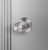 Buster + Punch Fixed Door Knob, Double-Sided, Linear, Steel 