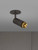 Buster + Punch Exhaust Spot Light, Linear, Graphite, Brass 