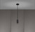 Buster + Punch Exhaust Pendant, Linear , Graphite /Steel 