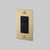 Buster + Punch 1G Combination Duplex Outlet And Usb-A + C Charger, With Logo, Brass 