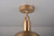 Buster + Punch Forked Ceiling, Shade, Globe, Opal, Large, Brass 