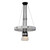 Buster + Punch Hero Light Chandelier/ Stone, Steel - 49" 