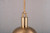 Buster + Punch Forked Pendant, Shade, Medium, Brass 