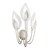 Blossom Wall Sconce Silver Leaf 12.25"W x 26.5"H