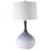 Eichler Table Lamp, 1-Light, Mid-Century, Cream, Light Blue, Indigo, Brushed Nickel, 28"H (28347-1 A3FXE)