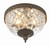 Ceiling Mount Flush Mount - English Bronze 8"H