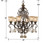 Norwalk Chandelier - Bronze Umber, Golden Teak Hand Cut 32"H