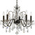 Butler Chandelier - English Bronze, Hand Cut Crystal 18.5"H