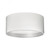 Mousinni 18-in White LED Flush Mount