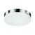 Lomita Flush Mount, LED, Brushed Nickel, Opal Glass, 11"W (FM2011-BN 42CTH)