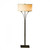 Contemporary Formae Floor Lamp, 2-Light, Natural Iron, Natural Anna Shade, 58.1"H (232720-SKT-20-SF1914 L4RRQ)