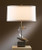 Gallery Table Lamp, 1-Light, Natural Iron, Flax Shade, 22.9"H (273030-SKT-20-SE1695 303EFT)