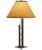 Metra Table Lamp, 1-Light, Bronze, Natural Anna Shade, 26.9"H (268421-SKT-05-SF1755 303JA6)