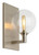 Gambit Single Wall Sconce, 1-Light, Satin Nickel, 9"H (700WSGMBSCS 70P978T)