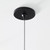 Mini Linger Pendant, 1-Light, LED, Black, 15.6"H (700FJLNGFB-LED930 70PDCW2)