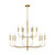Brianna Chandelier, 15-Light, Burnished Brass, 48.75"W (EC10015BBS 706TXQ4)
