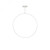 Cirque 48-in White LED Pendant