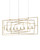 Currey and Company Metro Rectangular Chandelier 