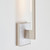 Klee Wall Sconce, 1-Light, LED, Polished Nickel, White Marble, 19.5"H (700WSKLE20N-LED930-277 70PDHTQ)