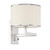 Crystorama Madison Task Light - Polished Nickel 13"H 