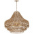 Silas Chandelier - Burnished Silver 26.75"H, Cyrstorama Lighting (SIL-B6006-BS 2KZMX)