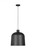 Foundry Pendant, 1-Light, LED, Black, 17.4"H (700TDFNDB-LED930 70PDEWD)
