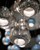 Pepper Round 15-Light Multi-Drop Pendant, 15-Light, Painted Silver, Nickel, 21"W, Currey and Company (9000-0691 VGYW)