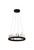 Juliette Chandelier, LED, Black, 16"W (1043P16-101 3069GKA)