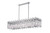 Henrietta Chandelier, 10-Light, Chrome, 47"W (1065P47-10-601-RC 3069HH6)