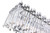 Henrietta Chandelier, 10-Light, Chrome, 47"W (1065P47-10-601-RC 3069HH6)