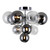 CWI Lighting Pallocino Flush Mount, 6-Light, Chrome, 16"W (1205C16-6-601 3069LG0) 