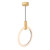 Anello Pendant, LED, White Oak, 16"W (1214P16-1-236 3069MDE)