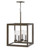 Rhodes Outdoor Chandelier, 4-Light, Warm Bronze, 18.25"W (29304WB-LV 9Q3LZ)