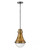 Oliver Down Mini Pendant, 1-Light, Heritage Brass, 15.5"H (39057HB 9Q4JV)