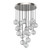 Alora Lighting Marni Pendant, 1-Light, LED, Polished Nickel, 21.13"D 