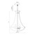 Alora Lighting Marcel Pendant, 4-Light, Polished Nickel, 23"H PD361018PN