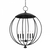 Wesley Pendant Black 41.5"H x 32"W