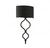 Savoy House Como Wall Sconce, 1-Light, LED, Matte Black, Metal Shade, 20"H (9-6520-1-89 AHUYF) 