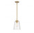 Calhoun Pendant, 1-Light, Warm Brass, Glass Shade, 11"H (7-1027-1-322 AHV0A)