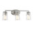 Sacremento Bath Vanity Light, 3-Light, Satin Nickel, Glass Shade, 24"W (8-7045-3-SN AHVWZ)