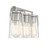 Sacremento Bath Vanity Light, 3-Light, Satin Nickel, Glass Shade, 24"W (8-7045-3-SN AHVWZ)